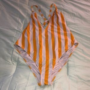 One piece bathing suit